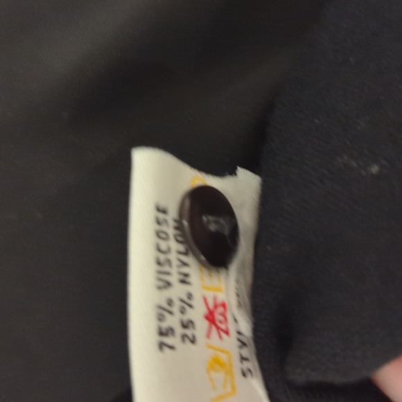 Black cardigan with long Sheer blouse sleeve and nacre Buttons size S - Picture 4 of 8